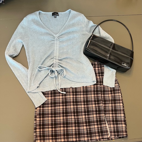 SHEIN Dresses & Skirts - SHEIN Black and Brown Plaid Mini Skirt